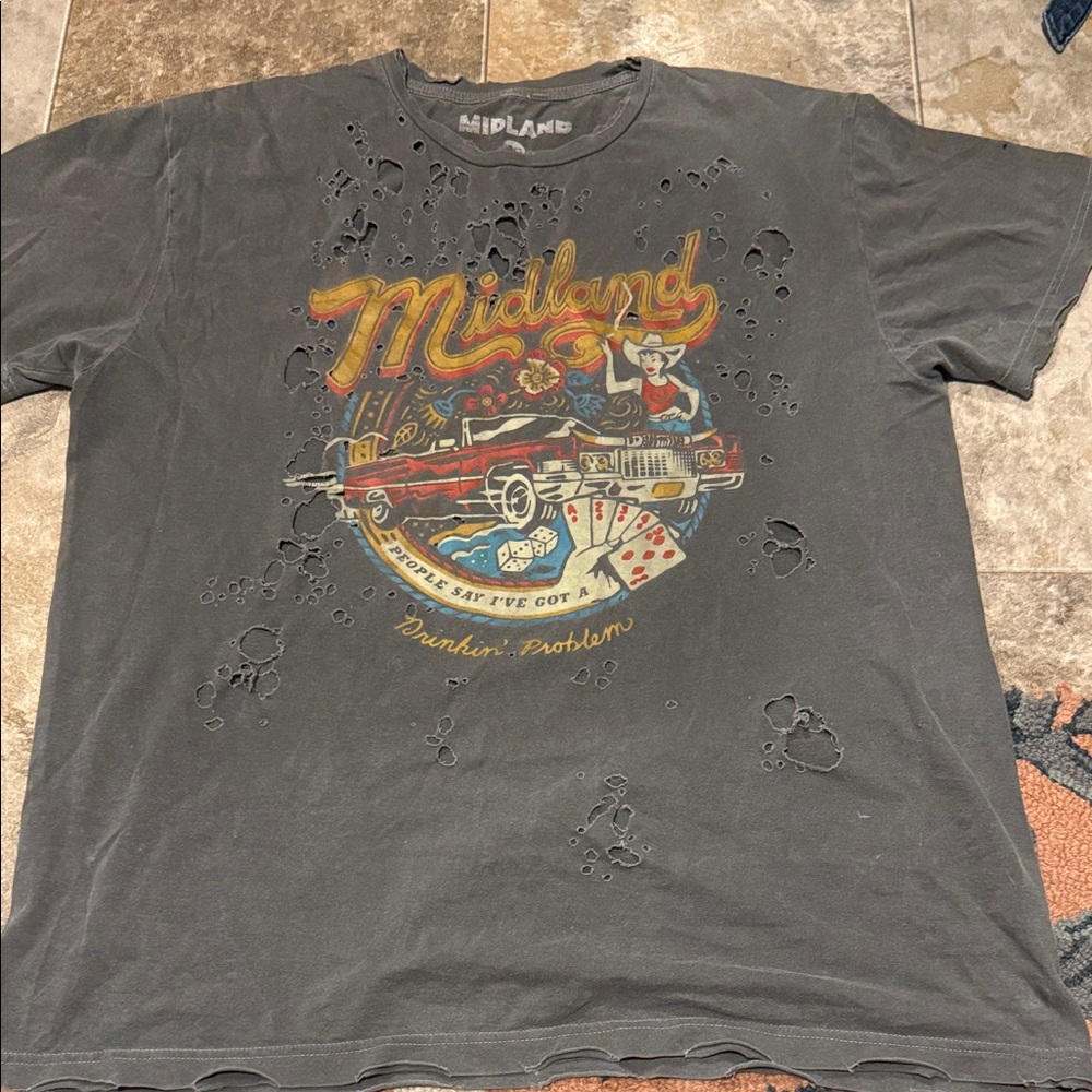 Midland Drinkin' Problem Band T-Shirt